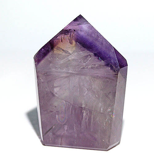 〔D136-14〕ファントムアメトリン ロマネサイト入り ポイント 置物 amethyst 紫水晶