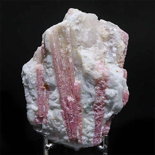 〔D139-2〕ピンクトルマリン結晶 Pink Tourmaline 原石 電気石 Brazil 置物 鉱物標本