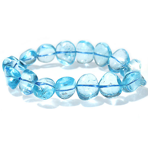 楽天市場】ロンドンブルートパーズ ブレスレット K18イエローゴールド