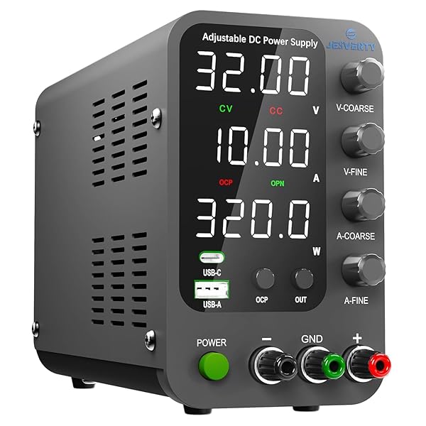 【送料無料】直流安定化電源新型SPS-3010V(32V/10A) 、0-32V 0-10A電圧電流可変、スイッチング電源、20W USB Type-A & Type-C急速充電、エンコーダーノブ、出力ON/OFFスイッチ、高精度4桁LEDディスプレ|フォレストオンライン