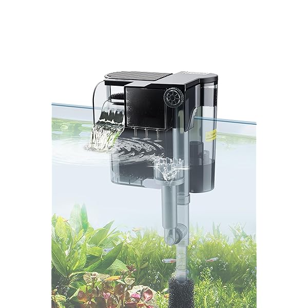 楽天市場】水槽フィルター 外掛け式フィルター 500L/H 38-75L/60cm水槽
