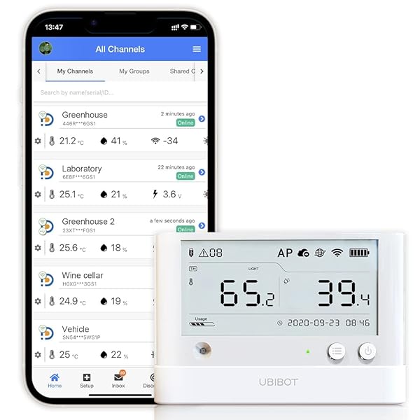 【貨物輸送無料】WS1 Pro 無線LAN 気温湿度検出器、無線電話気温計湿度計、アラート役立つこと付き添い人凍結器資料ロガー、遠さ気温管する、IFTTT、Alexa (2.4GHz 無線LANのみ)