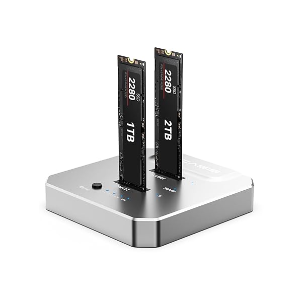 【貨物輸送無料】ACASIS 20Gbps M.2 NVMe ssd クローン デュアルベイオフラインデュプリケーター積み上げる ssd