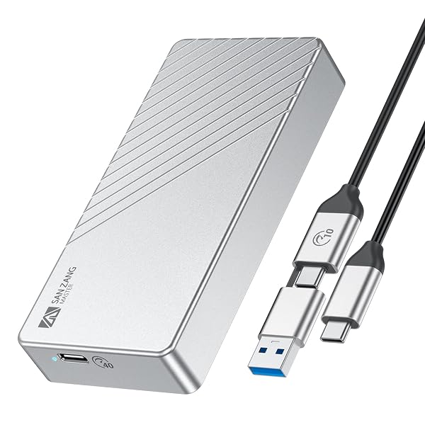 【貨物輸送無料】SAN ZANG M.2 NVMe SSD 外後ばらい容れもの USB4/Thunderbolt 4 40Gbps相応う 気違い受け答え静音心積もり 高放