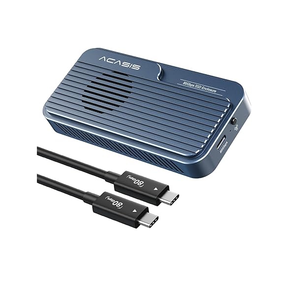 【貨物輸送無料】80Gbps M.2 NVMe SSDエンクロージャ、（冷やかす気違い積み上げる） m.2 ssd 外後ばらい入れもの Thunderbo