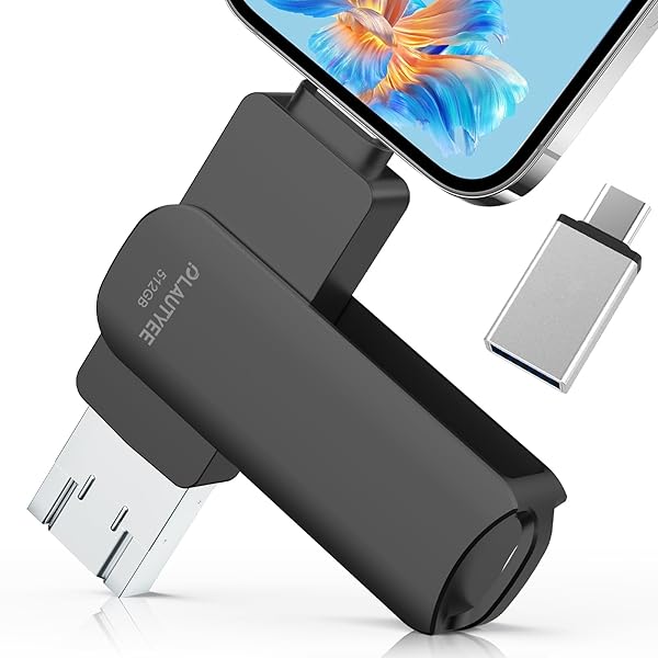 【貨物輸送無料】【2026新御出座し 適用業務不必要】USB記憶装置 512GB ４インチ1 弾丸道路 Phone usb記憶装置 活動写真保護すること 回