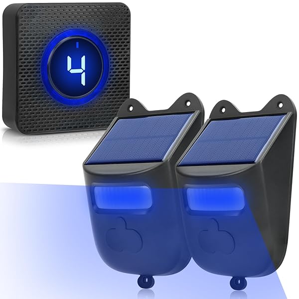 【貨物輸送無料】無線電話鐘 ドアベルアラーム 人感検出器 部屋の入り口呼びりん 赤外線検出器