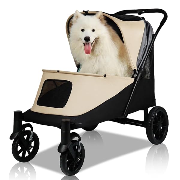 【送料無料】【揺れ・転倒をガード】 ペットカート 大型犬 犬 バギー 4輪 犬用かーと 中型犬|フォレストオンライン