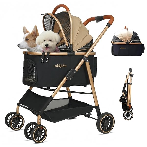 【貨物輸送無料】【軽さ5.5KG 中?小型犬専用】 愛玩動物手押し車引きはなす型 取りはらい能力のある 軽さファッショ