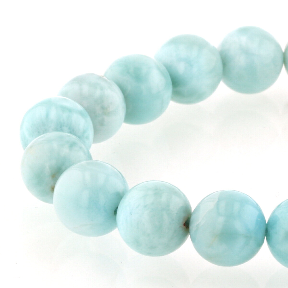 4A ラリマー ブレスレット 10mm玉 No.45 [ 画像現物・一点物 ] パワーストーン 天然石 FORESTBLUE フォレストブルー【4096】｜パワーストーン専門店 FORESTBLUE