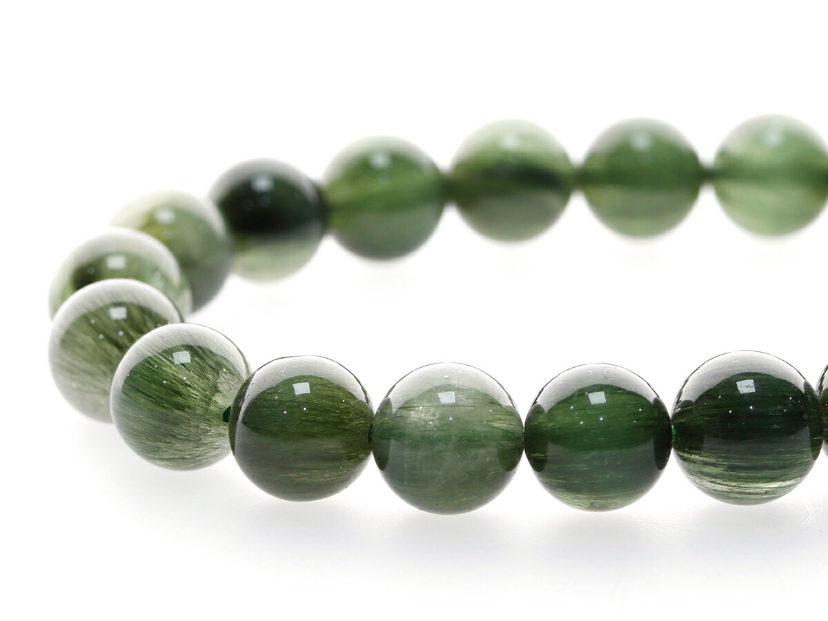 楽天市場】【一点もの・最高級】グリーンルチルクォーツ・キャッツアイ