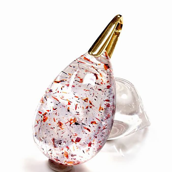 ストロベリークォーツ（スーパーセブン） ペンダントトップ （18金イエローゴールド） No.50 [ 画像現物・一点物 ] パワーストーン 天然石 FORESTBLUE フォレストブルー【4448】