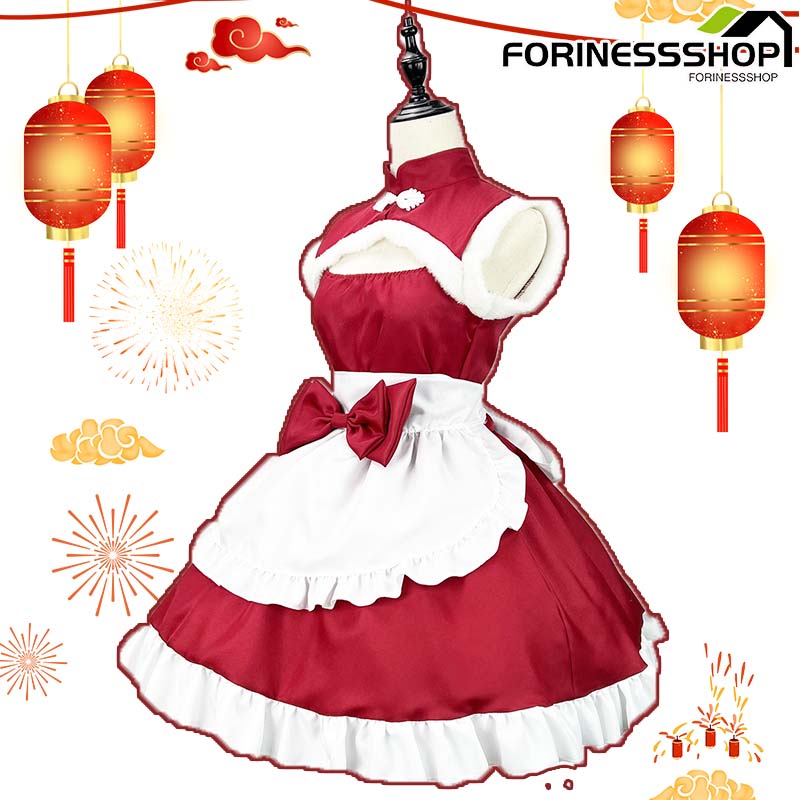 楽天市場】メイド チャイナ クリスマス 新年 サンタ パーティー