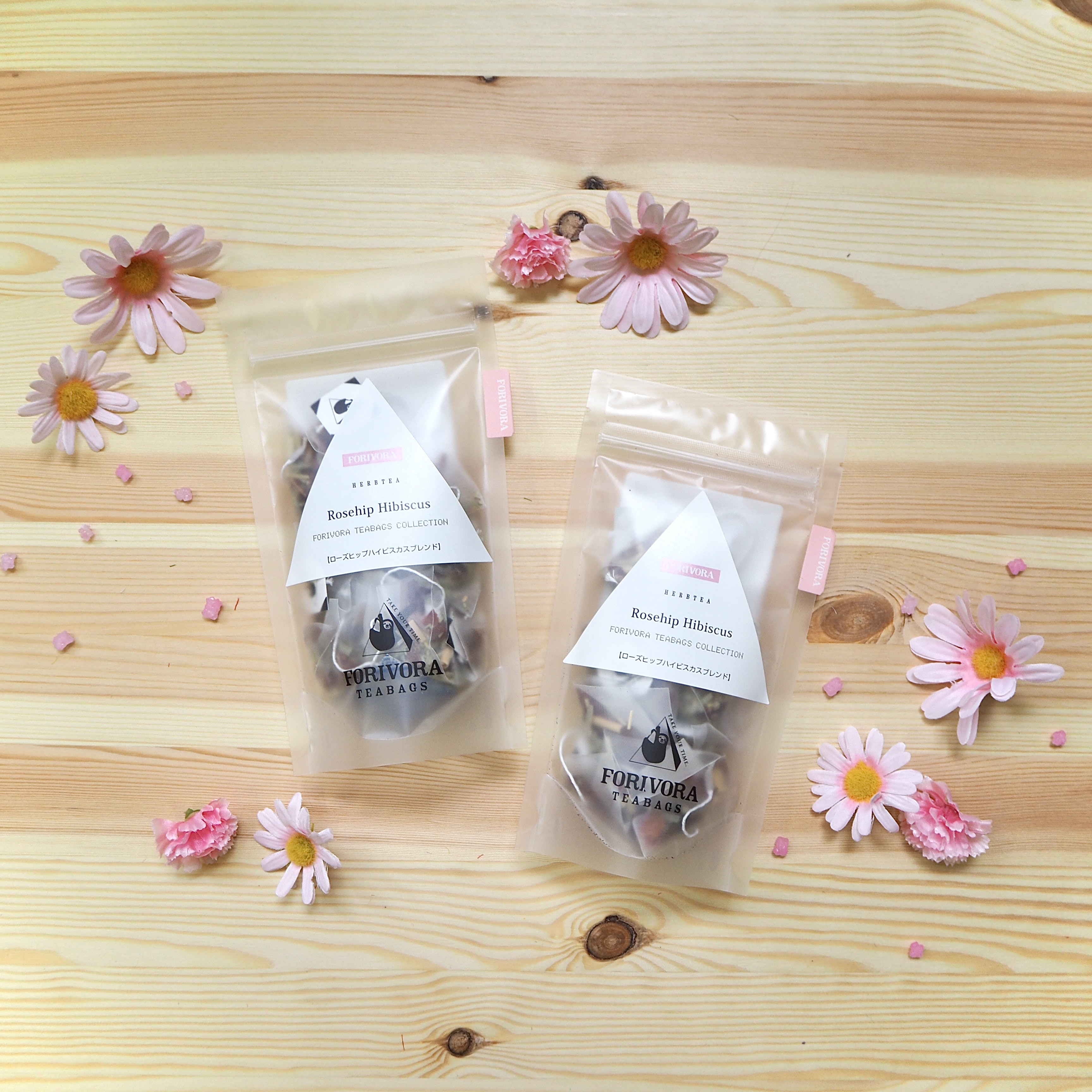 楽天市場 紅茶ティーバッグ 送料無料 1000円ぽっきり ローズヒップハイビスカスティーセット 7個入り 2袋 メール便 Forivora フォリボラ 紅茶 美容 ノンカフェイン ハーブティー ハイビスカス ローズヒップ レモングラス ティータイムのお店 Forivora