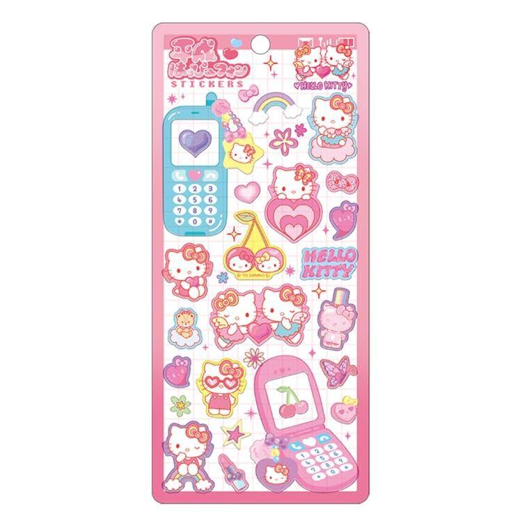 楽天市場】ハローキティ 平成はっぴーフォンステッカーズ Hello Kitty