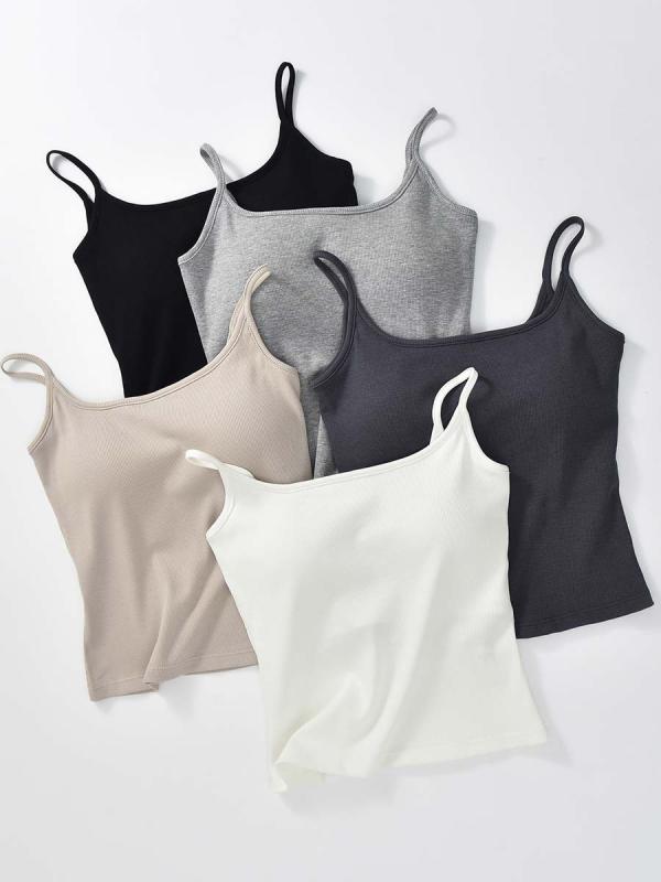 キャミソール 女性用 吊り帯 背中美肌 ワンカップ 胸パッド内蔵 修身 コットン 再生繊維 高弾性 接触冷感 通勤風 インナー トップス ショート丈 ホワイト ベージュ グレー ブラック 軽量 伸縮性 吸湿速乾 普段使い アウトドア 部屋着 ハイウエスト