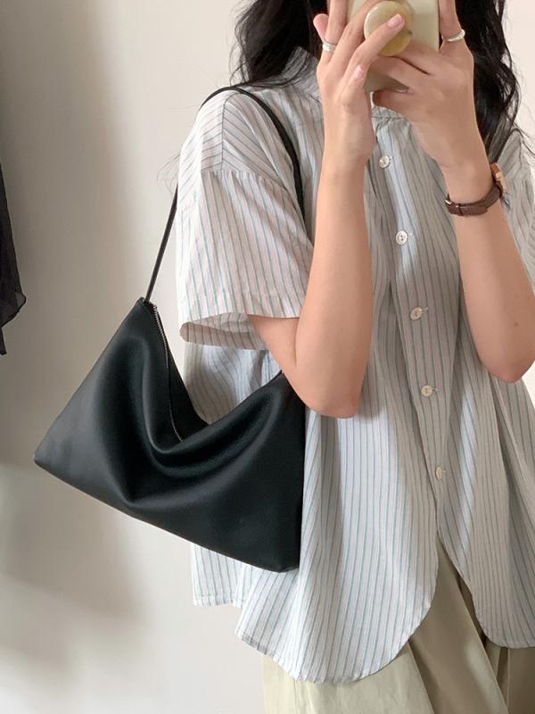 ハobo バッグ 女性用 斜めがけ 真皮 中型 ソフト 牛革 ?子型 ラウンドフォルム 大容量 通勤 日常使い 都市カジュアル ブラック ホワイト イエロー レッド ブラウン 車縫いステッチ 春夏 軽量 伸縮性 吸湿速乾 接触冷感 再生繊維 内ポケット