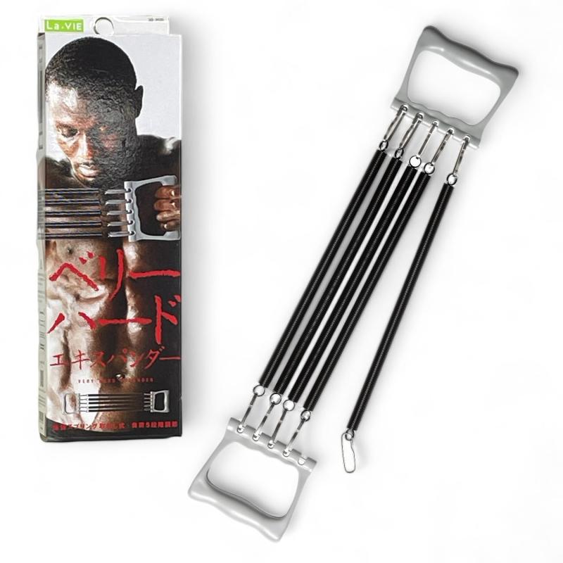 楽天市場】ベリーハードエキスパンダー バネ 5連式 負荷調節可 筋トレ