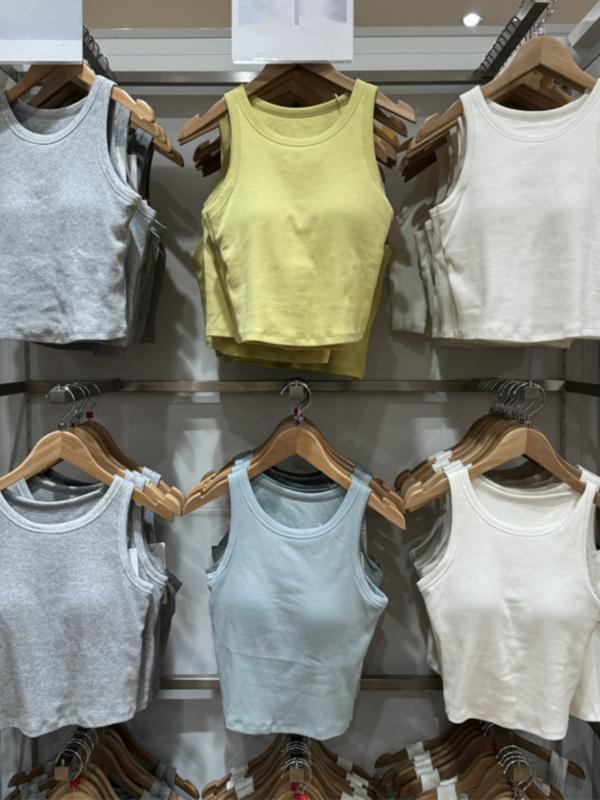 ブラトップ 女性用 春夏 接触冷感 伸縮性 背面ホック 胸パッド インナー トップス シェニール 再生繊維 アウター レイヤード 軽量 白色 グレー ブラック カーキ イエロー ブルー ストライプ ビッグシルエット スリム効果 日常使い 私服 4,663円