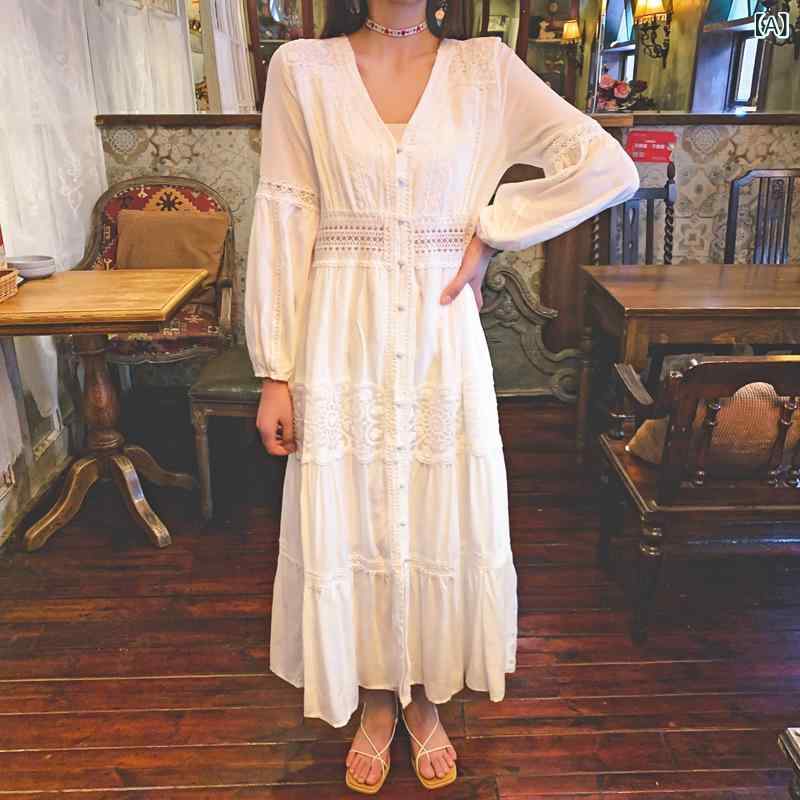 秋冬 衣装 成人女性用 V素っ首 スピード競技 うつり変わり ロング丈 太陽面爆発スコート 呼びりん捩り ロング捩り ゆったり腰回転運動 通い 学習能力 人となり 軽さ 白 赤 純色 刷り上げる 綿織物混 吸湿速乾 秋 冬 心地好い たまり場