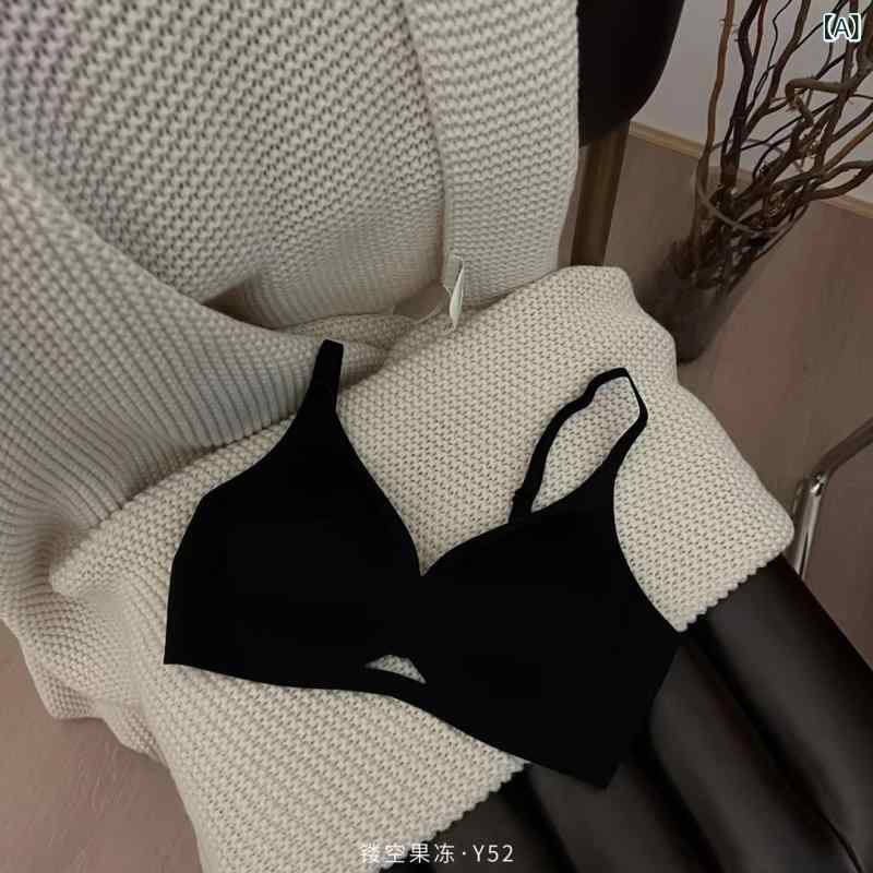 ブラ 無痕 透気 薄型 3/4カップ ワイヤレス 調整型 女性用 提拉 聚? 副乳収集 美背 文胸 ナイロン素材 快適 側面収集 固定肩帯 後三列フック 自然黒 青果緑 灰杏色 粉?色 香?白 日系スタイル 軽量 柔軟 日常使い