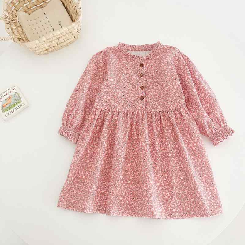 女児 ワンピース 春夏 秋冬 長袖 プリンセスドレス フラワープリント 女の子 子供服 かわいい 綿 裏地 柔らかい ポリエステル コットン プリント柄 3～8歳 中小童 100～140cm 日常使い 伸縮性 快適 軽量 かわいい デザイン 花柄 ガーリ
