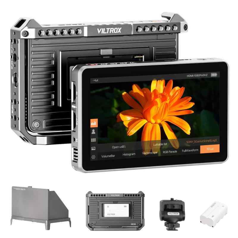 VILTROX DC-X2 カメラ フィールドモニター 6インチ Amazon | VILTROX DC-X2 高輝度2000nits カメラ フィールド