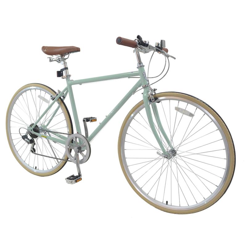 楽天市場】クロスバイク 700C 約27インチ自転車スキンカラータイヤ