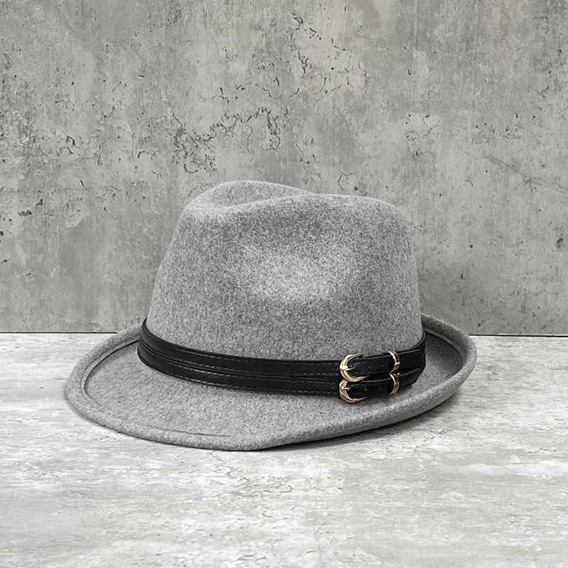 秋冬 礼帽 女性用 羊毛 フェルト ジャズ ハット ファッション 英倫風 復古 個性 パナマ ハット 気質 スタイリッシュ 短檐 高頂 ブラック グレー キャメル ホワイト 自然 モダン 暖かみ コーデ ウィンター アクセサリー