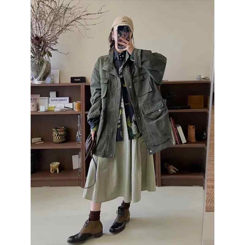 レディース 返り咲き水洗いする 産業 落肩 工装 ジーンズ 上衣 お上さん用 多衣嚢 青写真 広広とした 濫りがわしい 填まる 長袖 ポロ色合い 秋冬 通い 都市表現スタイル 綿織物 原料品 軽さ 伸縮性 緑であること 系 ミッドトーン 古典派音楽 影ぼうし ビッグシルエ