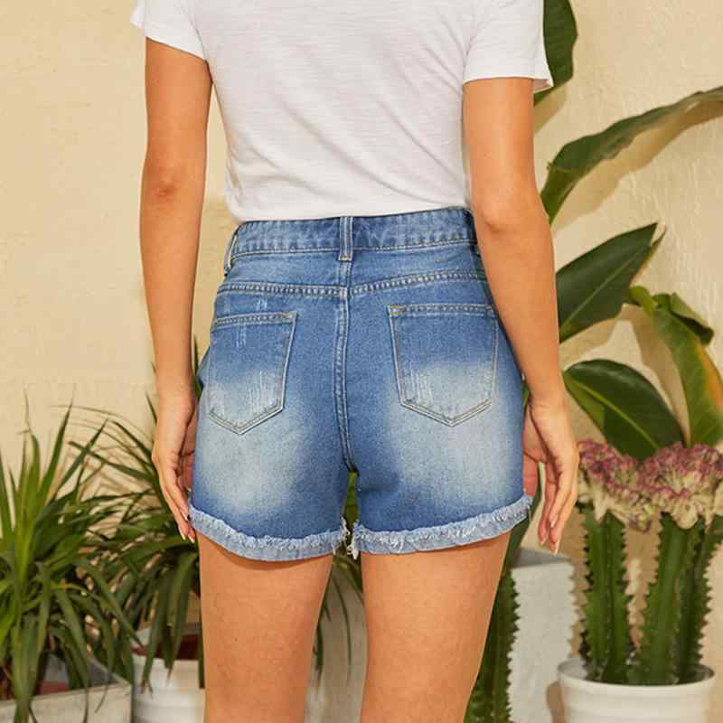 デニム ショートパンツ レディース 夏 春夏 高腰 直筒 綿 接触冷感 切り替え フラワープリント ヒョウ柄 かわいい 軽量 伸縮性 吸湿速乾 通勤用 普段使い ハイウエスト ビッグシルエット ブラック ピンク系 アイボリー 欧米風 気質 優雅 ラフスタ