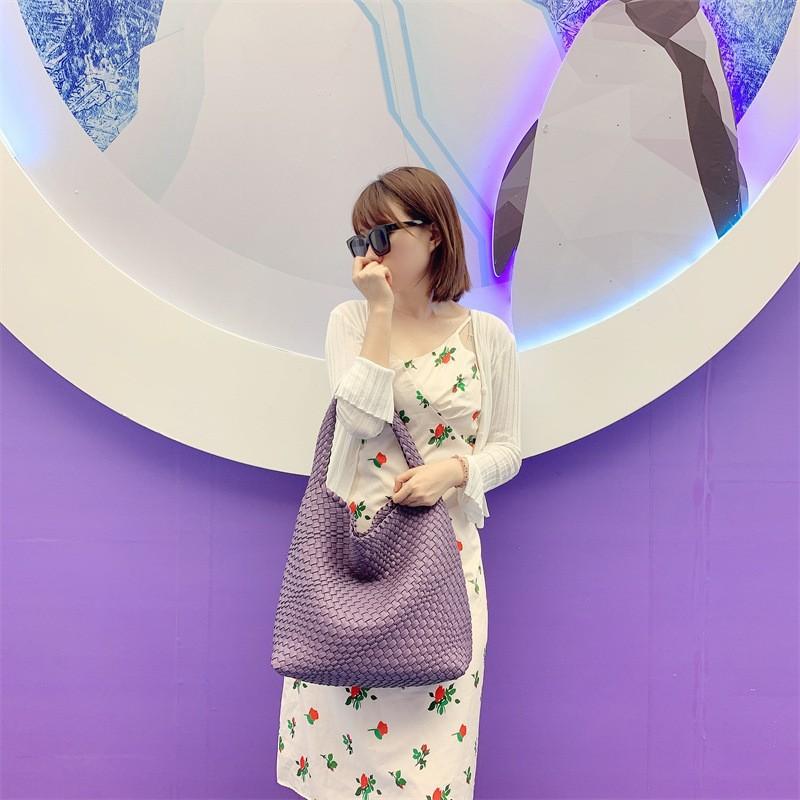御手々御手伝いさん 編み込み トートバッグ 成人女性用 古典派音楽 百搭 母子仕掛ける ショルダーバッグ 大静電容量 軽さ 普段使い走り 肩かけ うつり変わりひな型 生まれ変わり衣料繊維 手持ち部分付き添い人 収納家具納める クラはたご屋藍 米白 泉水緑 深黄 焦糖茶 サクラ色 紫ローラン 深紫 薔