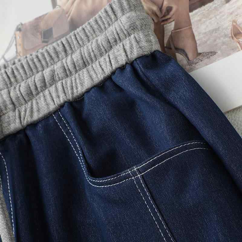 レディース 牛仔パンツ 薄手 夏用 接触冷感 ハイウエスト ワイドレッグ ハーレムパンツ コットン ポリエステル ライトブルー ポケット付き コーンフォルム ゆったりシルエット 韓国風 カジュアル 快適 普段使い 通勤 デニム 吸湿速乾 軽量 伸縮性 コ