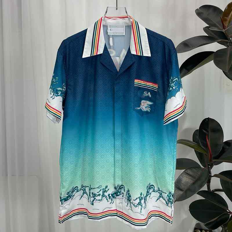 メンズ 短袖 シャツ トップス 男性用 修身 スリムフィット 翻領 開襟 数?印花 デジタルプリント 花柄 花色 ピンカラー 透気 吸湿速乾 四面弾 ストレッチ 素材 80パーセント 春夏 夏 夏季 ストリート ファッション 街着 潮男 カジュアル ユー