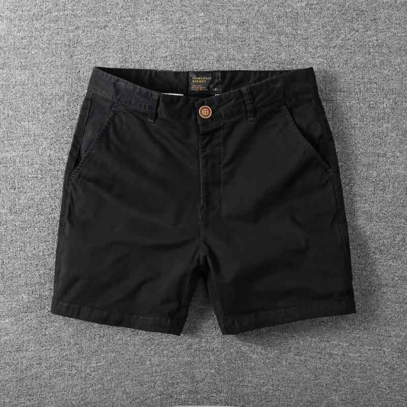 メンズ ショートパンツ 工装風 綿混紡 夏用 修身 ストレート 微弾性 純色 重め生地 薄手 10mm厚 ワイドフィット カジュアル 普段使い ミリタリースタイル 軽量 通勤 外出 軍緑 ピンク ブラック ダークグレー ライトグレー カーキ ブルー