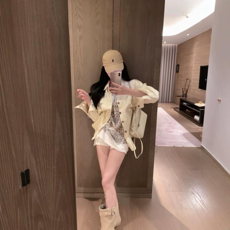 シャツ コットン ロングスリーブ ゆったりシルエット シャツカラー 春夏 ミドル丈 ロングジャケット デニム コットン素材 ゆったりフィット 長袖 カジュアル ストリートスタイル 通勤 普段使い 軽量 通年対応 綿混紡 ゆったりカット シャツ襟 コットン