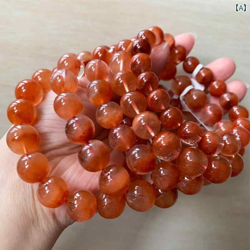 手芸アクセサリー 男女用 天然水晶 赤いラビス 散珠 手串 ブレスレット ゲオメトリック デザイン 丸型 ビーズ 6mm 8mm 10mm 12mm 14mm サイズ オリジナル スタイル 通年 使い ギフト 対応