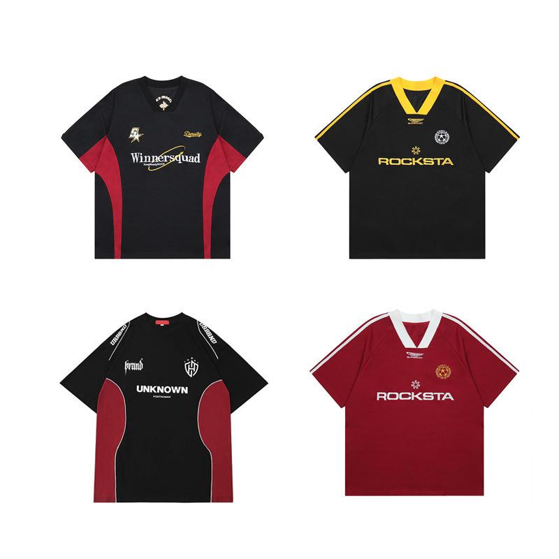 メンズ Tシャツ 半袖 切り替え コントラストカラー 直筒シルエット コットン混紡 透気性 夏用 カジュアル バイカースタイル レーシング 痩せ型 セットインスリーブ 赤 黒 黒赤 黒白 白黒 動物プリント ティーンエイジャー向け ユースポップ 18-2 4,366円