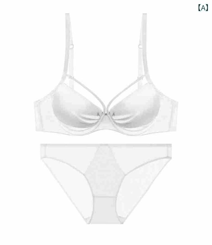 ブラセット 女性用 夏用 薄型 ワイヤー入り 3/4カップ 超薄型 固定肩ストラップ 後ろ二段ホック 透気性 快適 ギャザー集め 大きめバスト小見せ ニット ナイロン 白色 ブラック 赤 ライトグリーン セクシー スタイル カジュアル 部屋着 日常使い