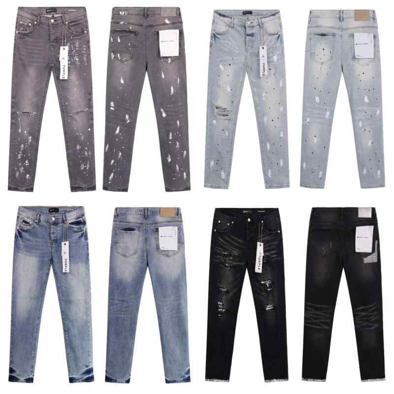 メンズ 牛仔パンツ 直筒型 ミッドライズ 破洞加工 洗い加工 インディゴカラー コットン素材 微弾性 ストリートスタイル 日常使い 冬用 長ズボン 青年向け 基本款 青春流行｜フォークBR