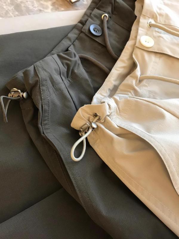 レディース 工装パンツ 直筒型 長ズボン 高腰 ワイドシルエット 抽? 米灰 ミリタリーグリーン ポリエステル 織物 微弾性 免? 軽量 通勤 普段使い アウトドア 春夏 ユニセックス 7,094円