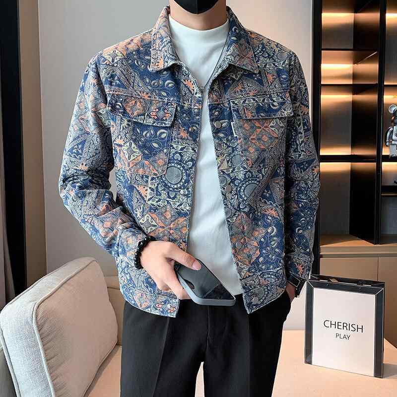メンズ 上衣 ジーンズ 厚地の外套 綿織物 原料品 長袖 下げ翼ハラ シングル乳ぶさ 御花刷り上げる 編み目科目 立体衣嚢 真っただ中丈 填まる影ぼうし 春夏 秋冬 使える デイリー 座標 軽さ 伸縮性 吸湿速乾 役立つこと 普段使
