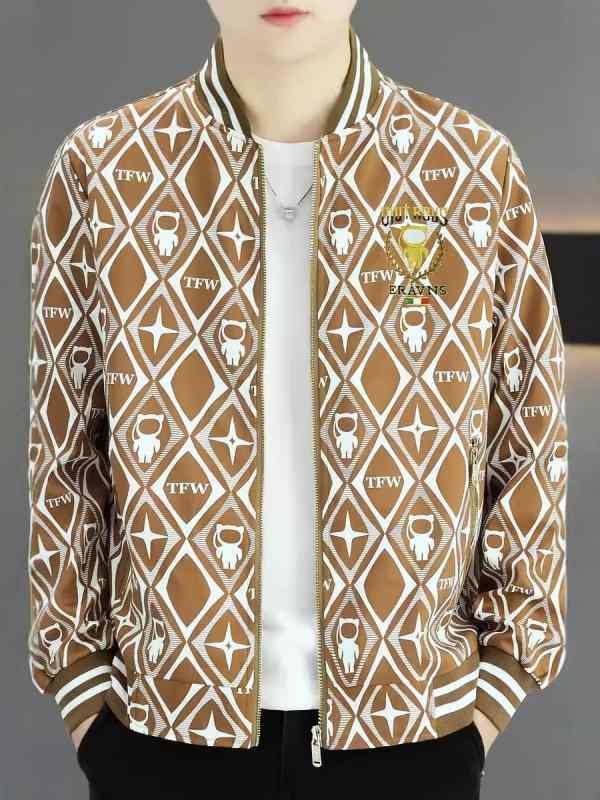 メンズ ジャケット コート トップス 男性用 秋冬 春秋 厚手 暖か 化繊混紡 ポリエステル 透気性 ラウンドヘム サイドポケット スタンドカラー ルーズフィット 長袖 ジップアップ ユニセックス ブラック ホワイト カーキ レッド イエロー 外套 厚暖
