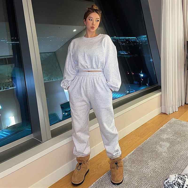 レディース スウェットパンツ 仕掛ける 上下 綿 原材料 長袖 長ズボン 純色 黒 薄墨色 白 裏起毛 人となり 通い 好いたらしい 休? 表現スタイル 運動すること 普段使い