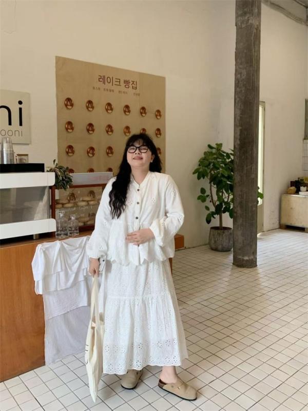 レディース スコート仕掛ける プルオーバー 半身スコート 白いこと 長袖 うつり変わり 綿織物 ポリエステル混紡 人となり 通い 表現スタイル 分かりやすい 成年者 可愛らしい 韓国風 か細い 佇まい 夏
