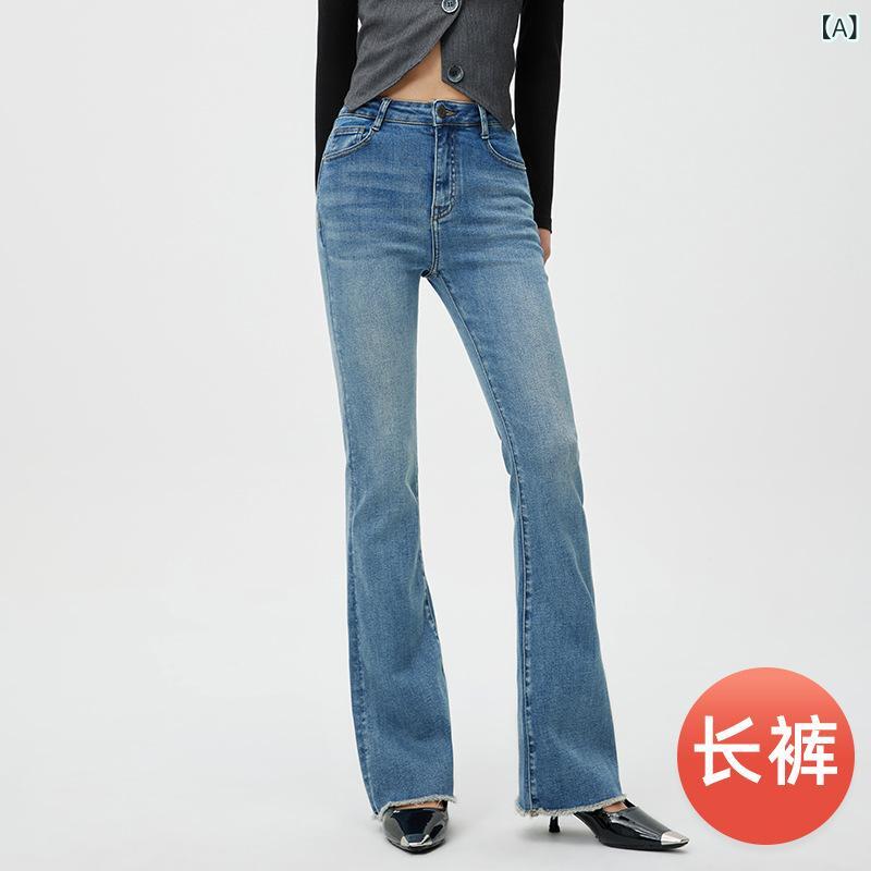 牛仔? 女 ?力 高腰 修身 九分? 薄款