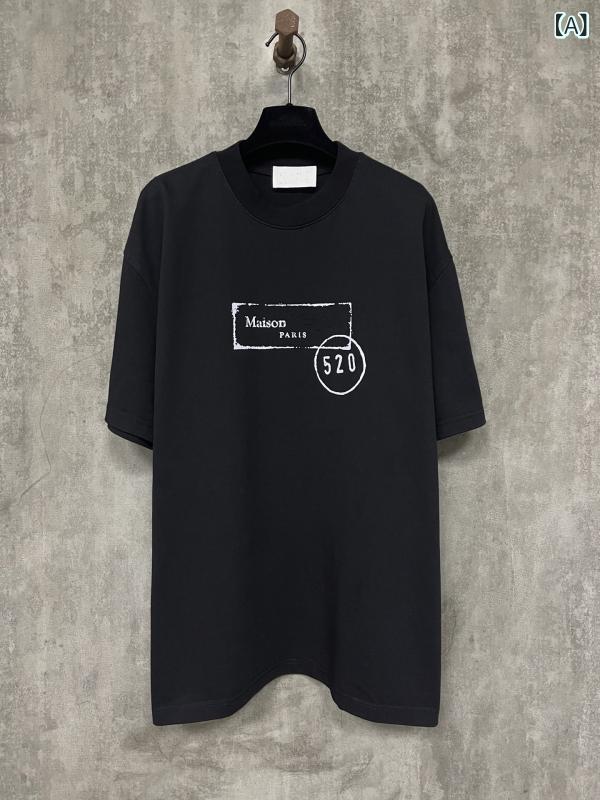 Tシャツ メンズ レディース メンズ 半袖 ロゴプリント ゆったり カジュアル 綿110｜フォークBR