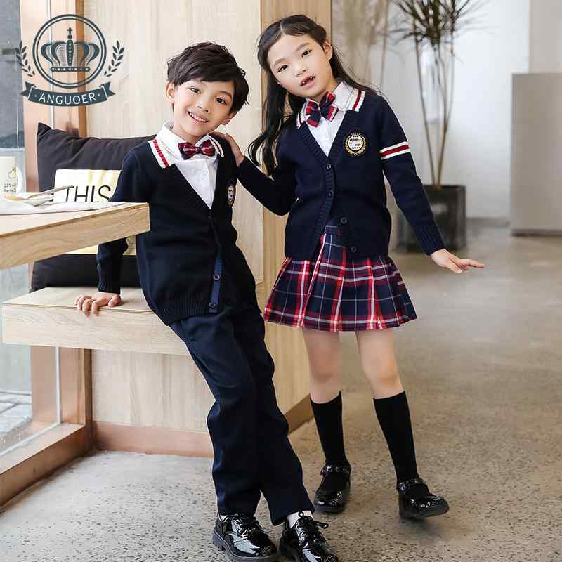 秋冬 赤ちゃん服 お坊っちゃん 御姉さん 小学生 中学生 園児 通学 ユニフォーム 連合王国風 心地よい フォーマル セットアップ