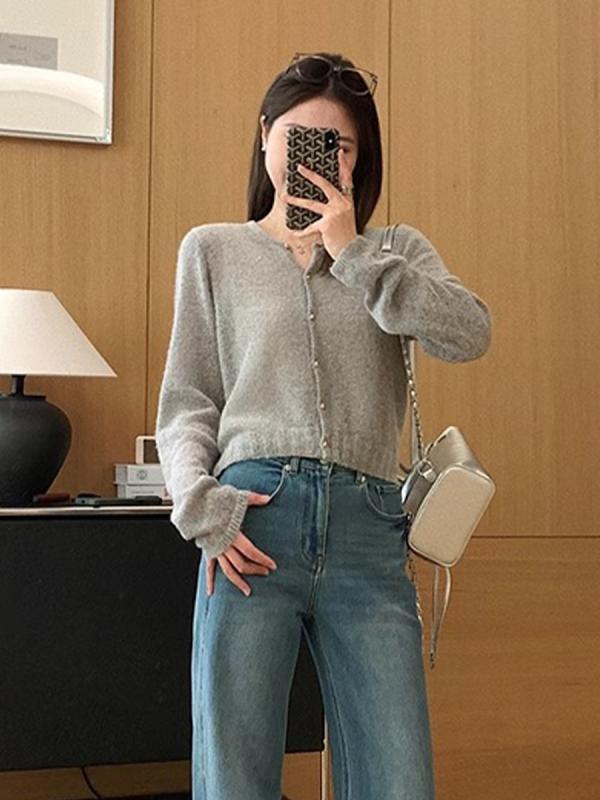 ニット カーディガン レディース 春服 長袖 おしゃれ かわいい 薄手 ゆったり ざっくり編み エコウール 馬海毛 通気性 快適 柔らかい 上品 きれいめ 通勤 オフィス カジュアル デート お出かけ 普段使い 部屋着 卒業式 入学式 卒園式 入園式 結｜フォークBR