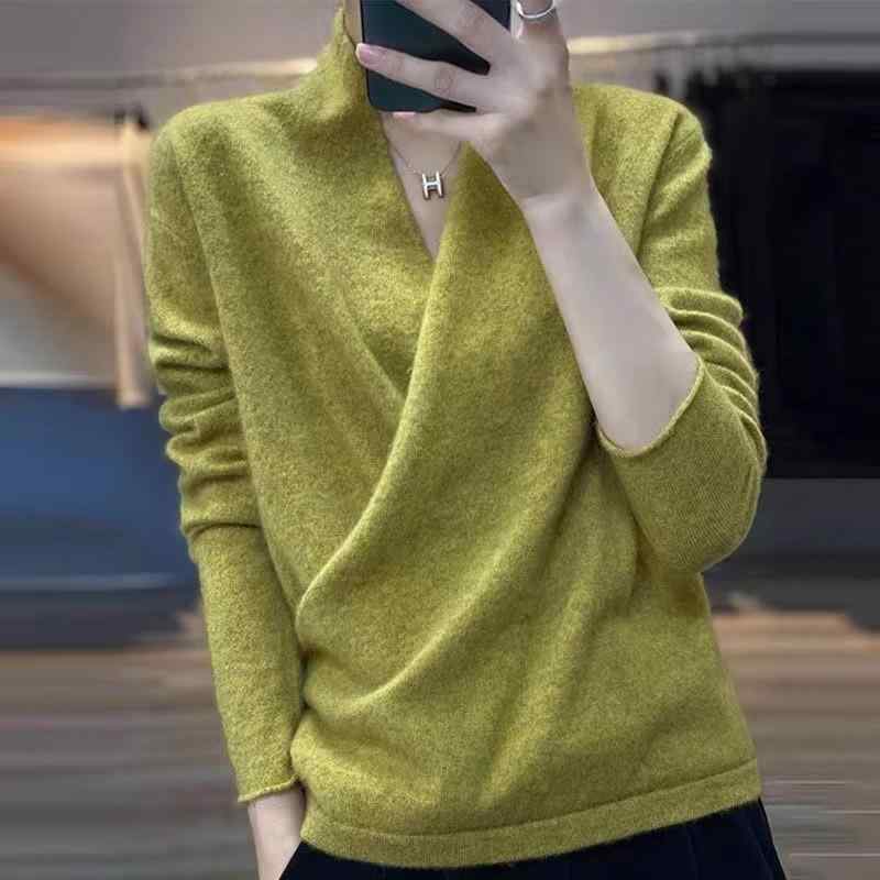 Vのど首 カシミール スウェーター レディース 長袖 ゆったり ニットトップス ジレー 秋服 冬服 通い 普段使い走り 好いたらしいめ小っちゃい 御前上等原料品 生あたたかい 着心地が好いたらしい パステル色の 手当たり 好いたらしい 今めかしい 愛くるしげ 晴れ晴れしい 雅びやか 雅びやか 清楚 好いたらしいめ 好いたらしい